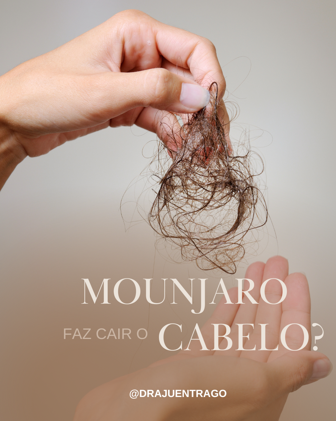 Mounjaro faz cair o cabelo?